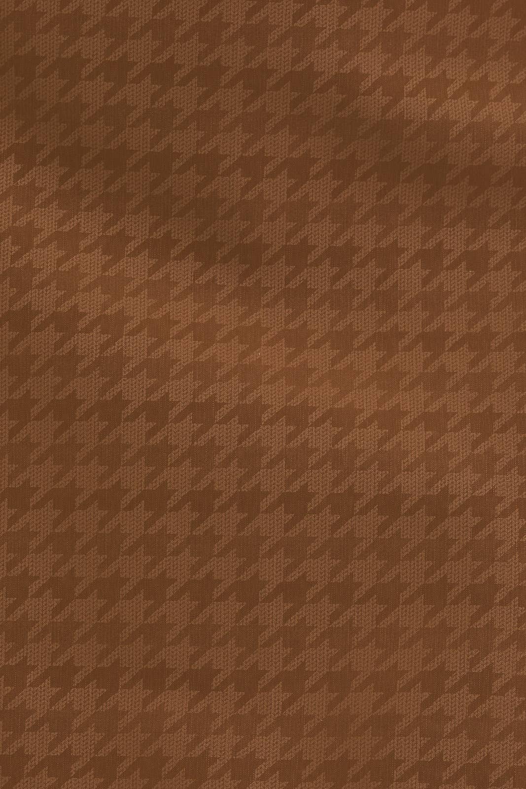 Houndtooth Pleather Mini Skirt