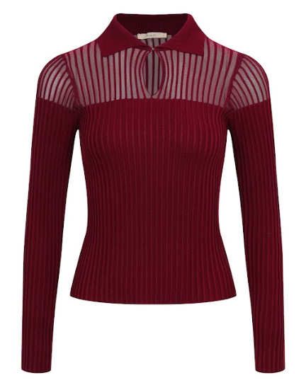 Astrielle Cutout Long Sleeve Top