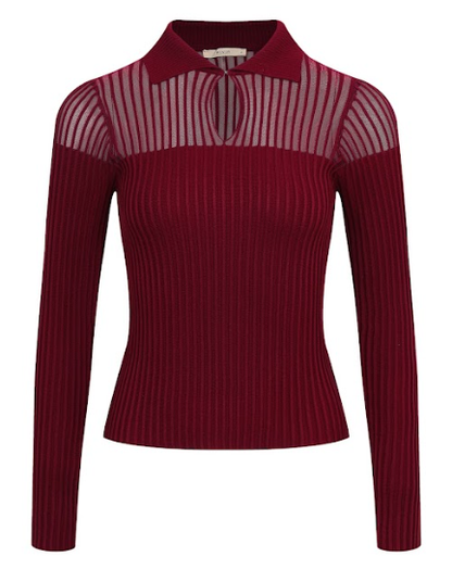 Astrielle Cutout Long Sleeve Top