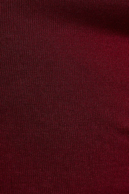 Asymmetric Neck Long Sleeve Bodysuit