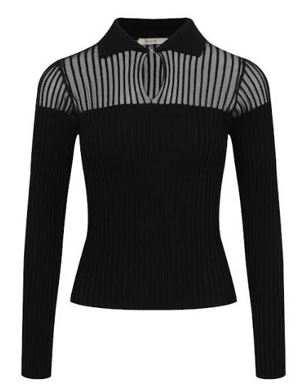 Astrielle Cutout Long Sleeve Top