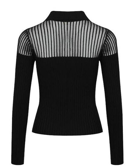 Astrielle Cutout Long Sleeve Top