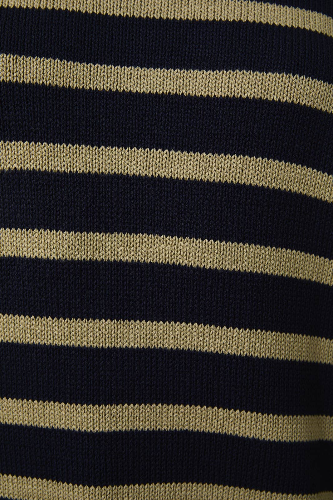 Round Neck Long Sleeve Stripe Light Weight Sweater